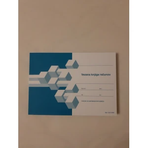 Obrazec 5,25 - Vezana knjiga računov