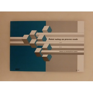 Obrazec 4,8 - Potni nalog za prevoz oseb A4 samokopirni