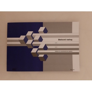 Obrazec 5,63a - Delovni nalog A4 samokopirni