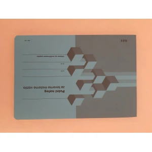 Obrazec 4,9 - Potni nalog za tovorno motorno vozilo; nekopirni