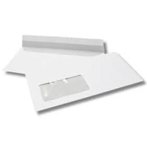 Kuverta amerikanka levo okno 11x23 cm silikonsko lepljenje