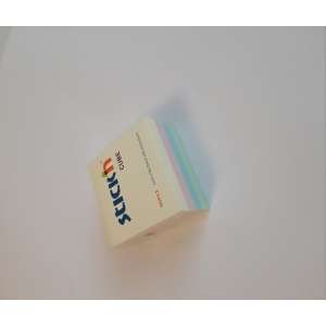 Kocka samolepilna 76x76mm/400 lističev pastelna